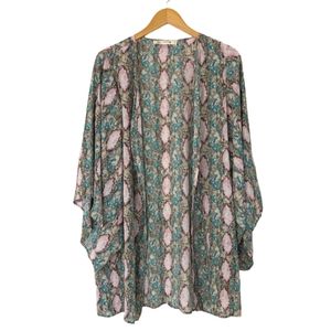 Buddy Love Python Print Kimono Cardigan | Medium